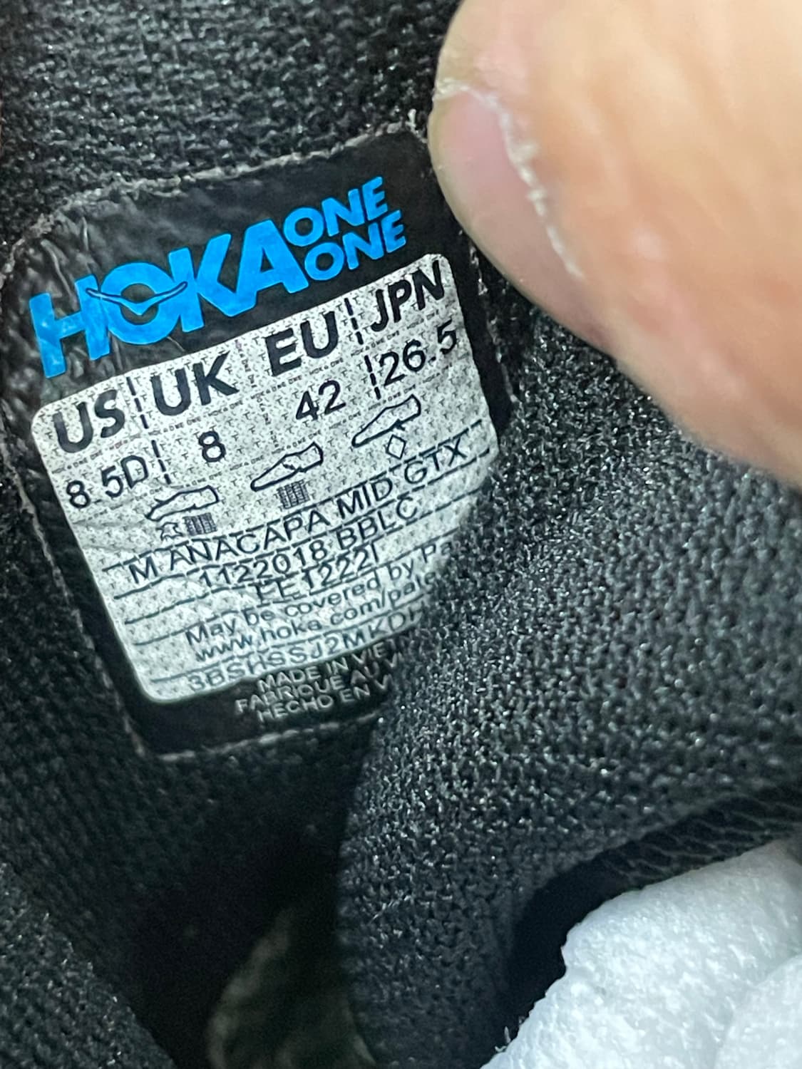 호카 아나카파 고어텍스 트레킹화 265 (gr-4379) 상품이미지10