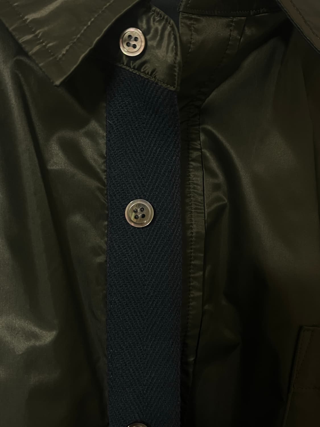 19AW Sacai Nylon Shirt Jacket 상품이미지3