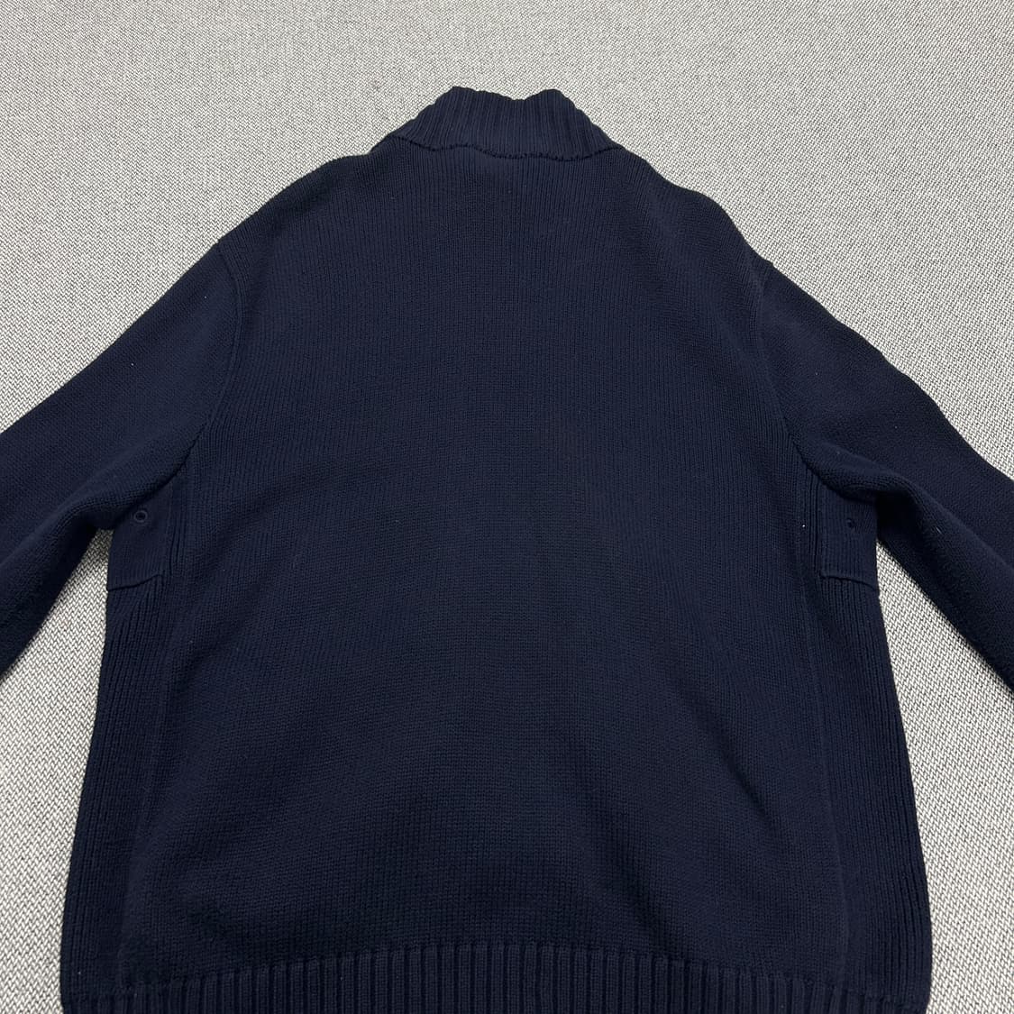 폴로 네이비 빅포니 니트집업 상품이미지6