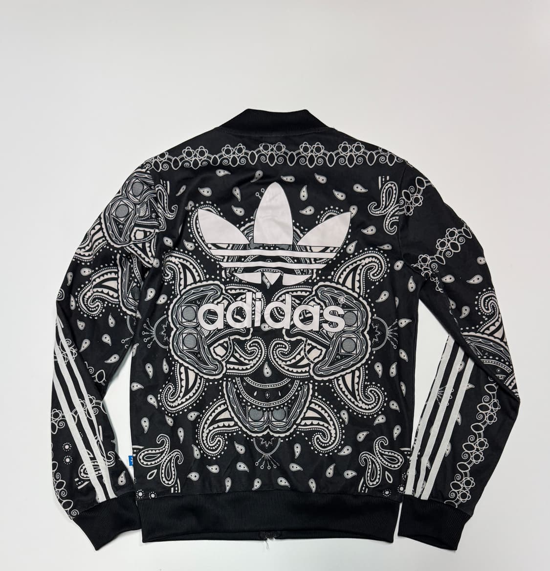희귀!! 여성 아디다스 페이즐리 패턴 집업 져지 트랙탑 상품이미지1