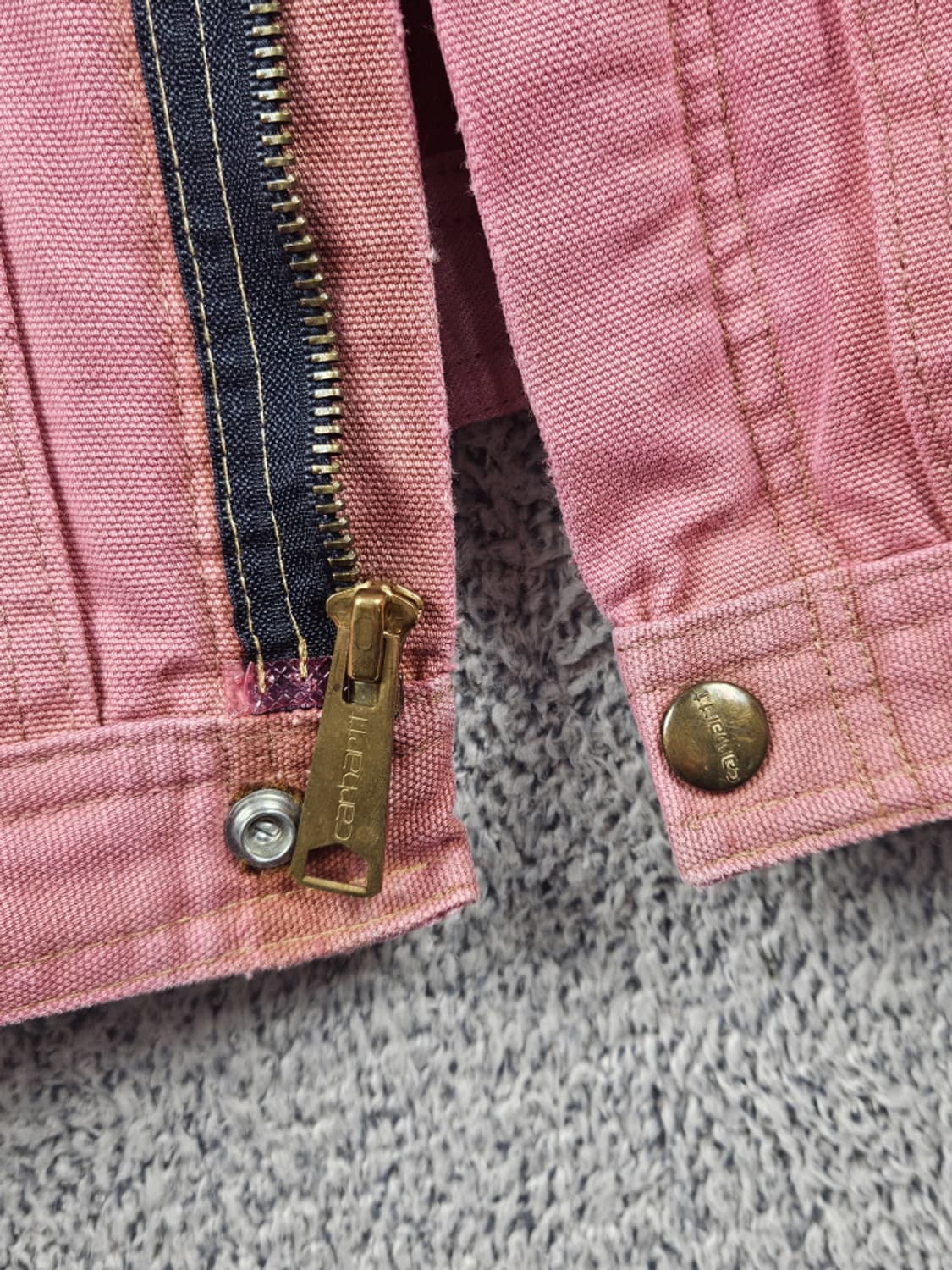 칼하트 커버올 핑크다잉 크롭 커스텀 자켓 ( L ) / 10597 상품이미지8