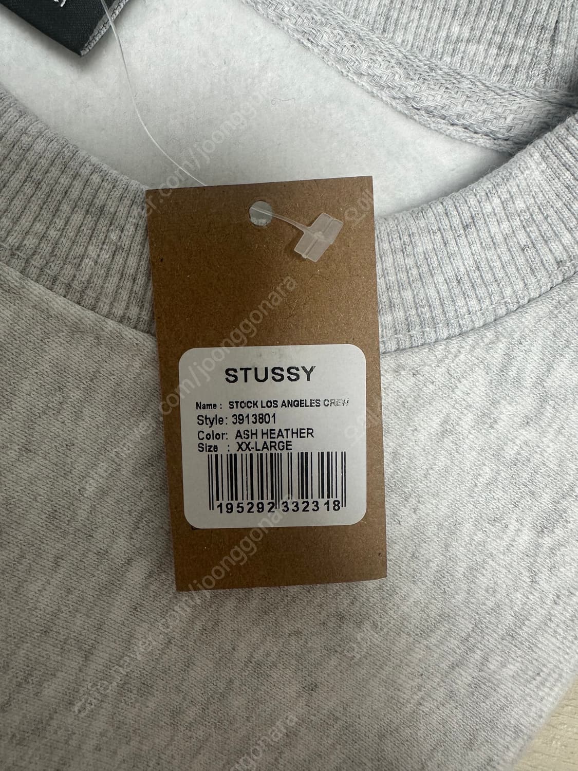 [XXL] 스투시 스탁 로스앤젤레스 LA 맨투맨 애쉬헤더 상품이미지4