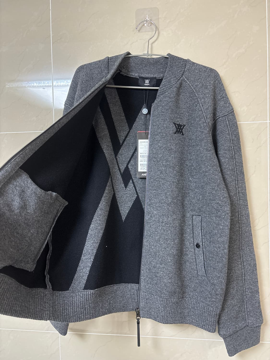 어뉴골프 캐시미어 가디건 자켓 새상품 상품이미지3