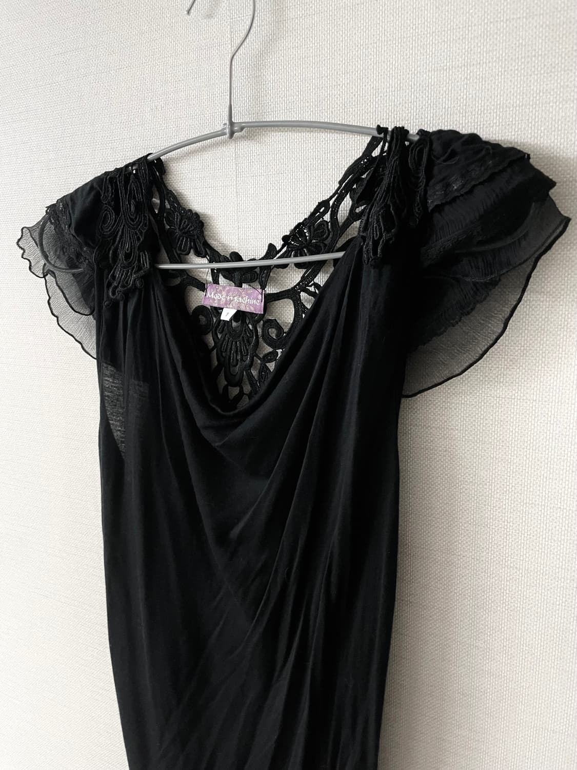고스 카울넥 란제리블라우스나시탑 핀터레스트 무채색 다크웨어로맨틱공겜여주 상품이미지9