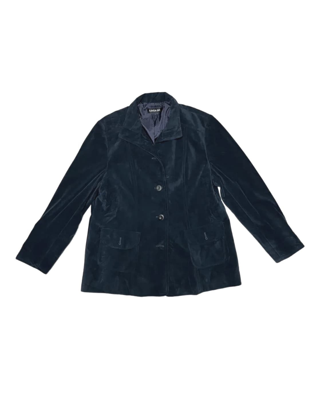 Navy suede jacket 상품이미지1