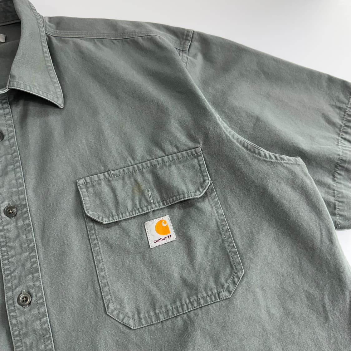 Carhartt 칼하트 원포켓 카키 반팔셔츠   상품이미지6