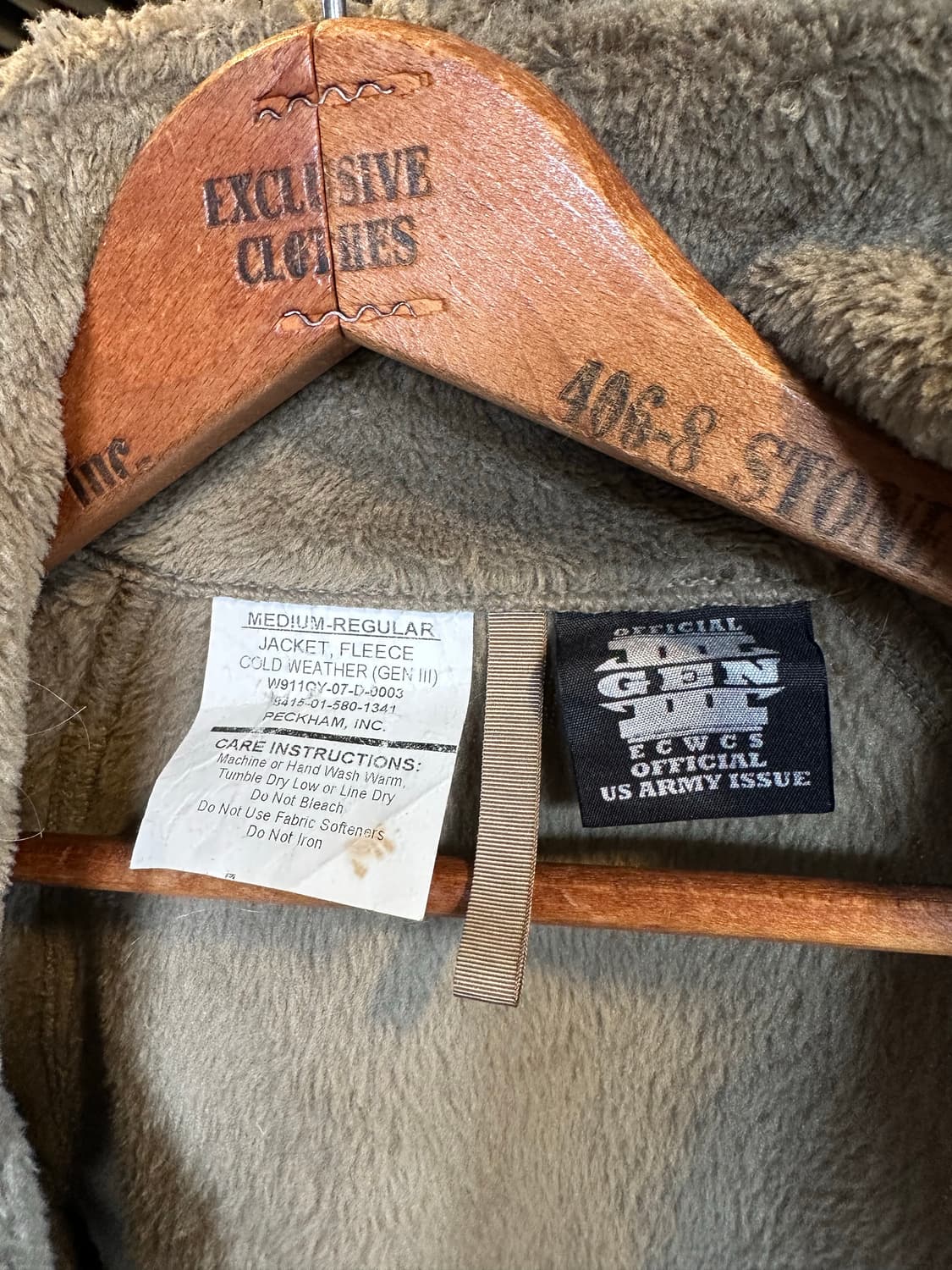 미군 오리지널 Us Army 젠3 폴라텍 후리스 자켓 상품이미지9