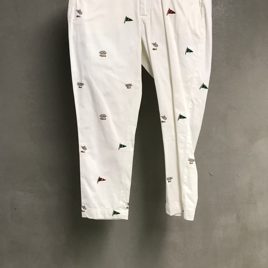 폴로 랄프로렌 멀티 자수 치노 팬츠 화이트 6(W) 상품이미지3