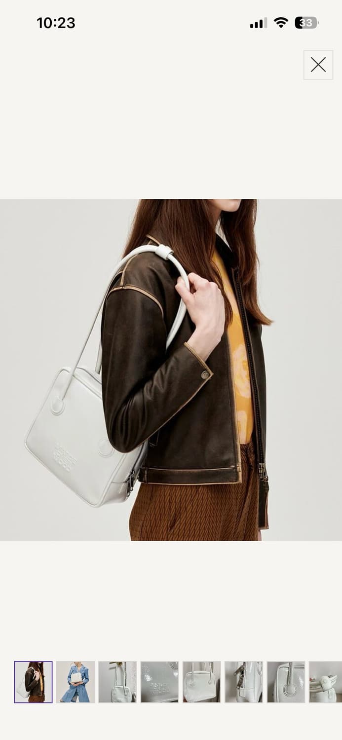 마지셔우드 파이핑 숄더백 상품이미지1