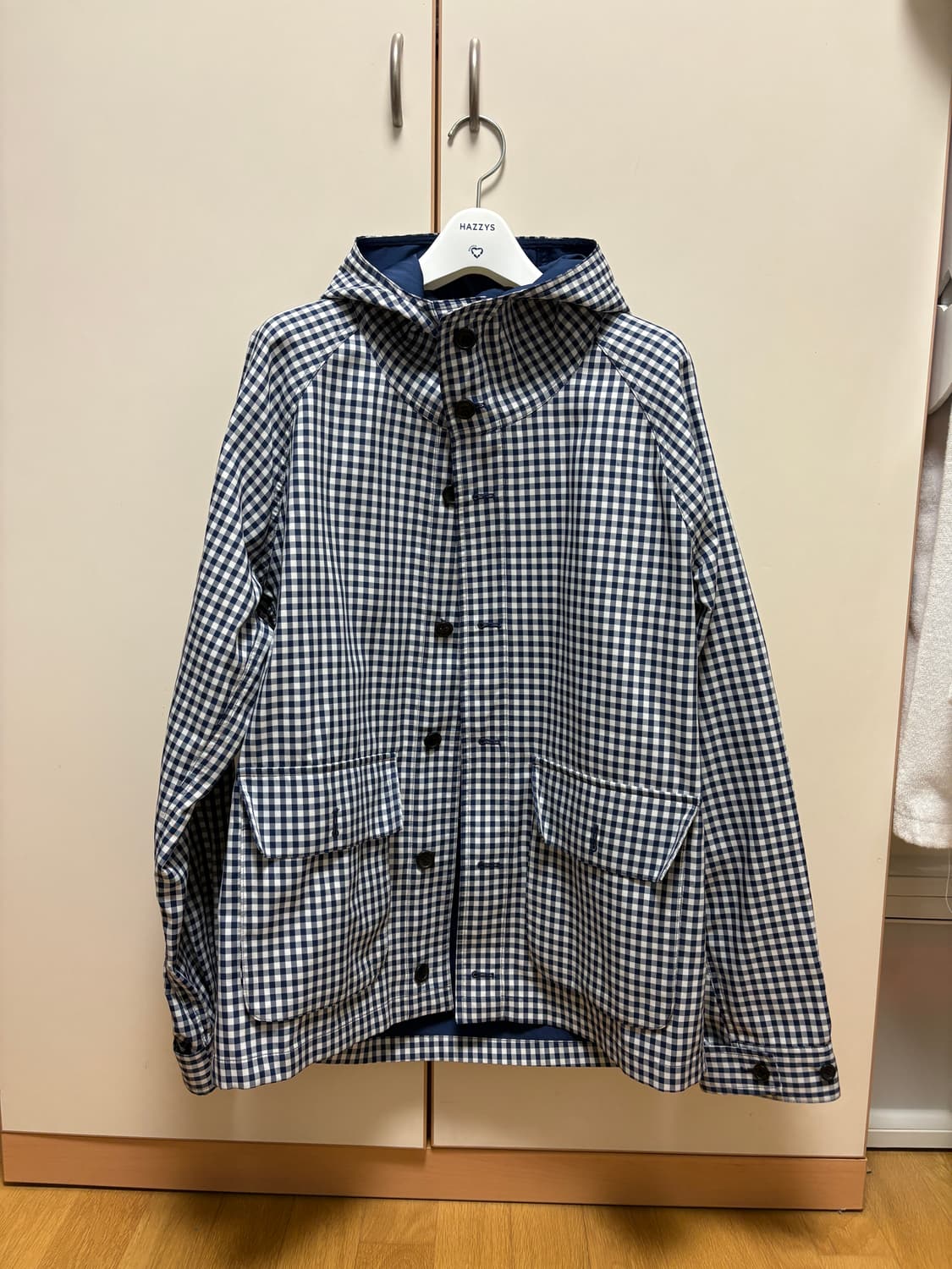 엔조블루스 후드 버튼 자켓(실물사진) 상품이미지5