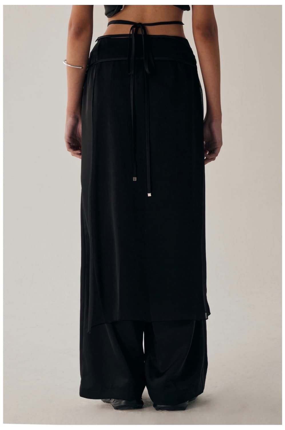 트리밍버드 See-Through Strap Wrap Pants 상품이미지4