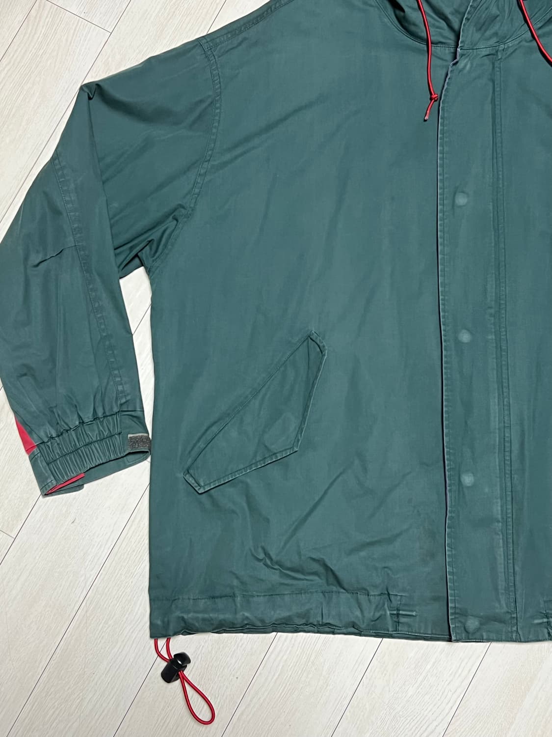 90s폴로 하이테크 후드야상점퍼 100사이즈 상품이미지3