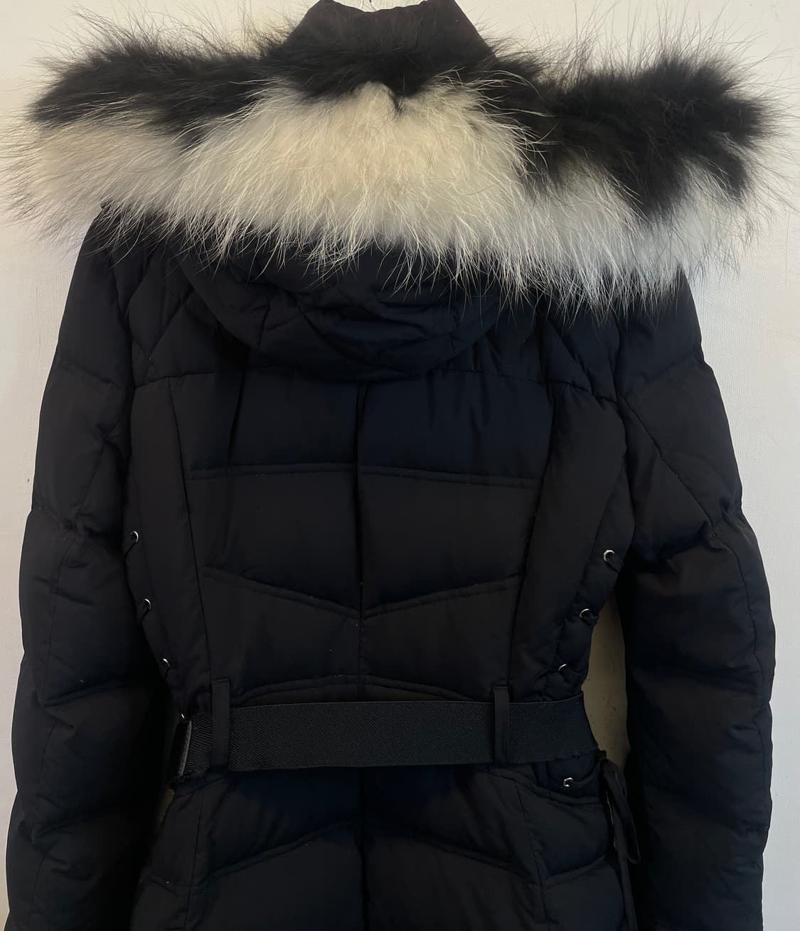 EGOIST 에고이스트 라쿤퍼 오리털 벨트롱패딩 여성덕다운롱패딩66 상품이미지8