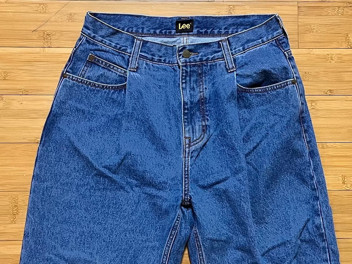 리 핀턱 데님팬츠 W30 상품이미지3