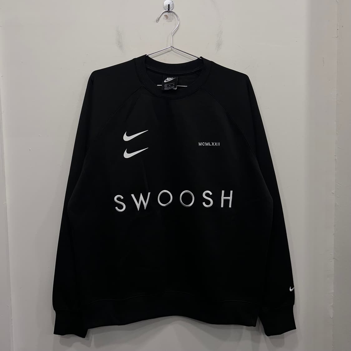 나이키 스우시 더블로고 래글런 네오프렌 맨투맨 상품이미지2