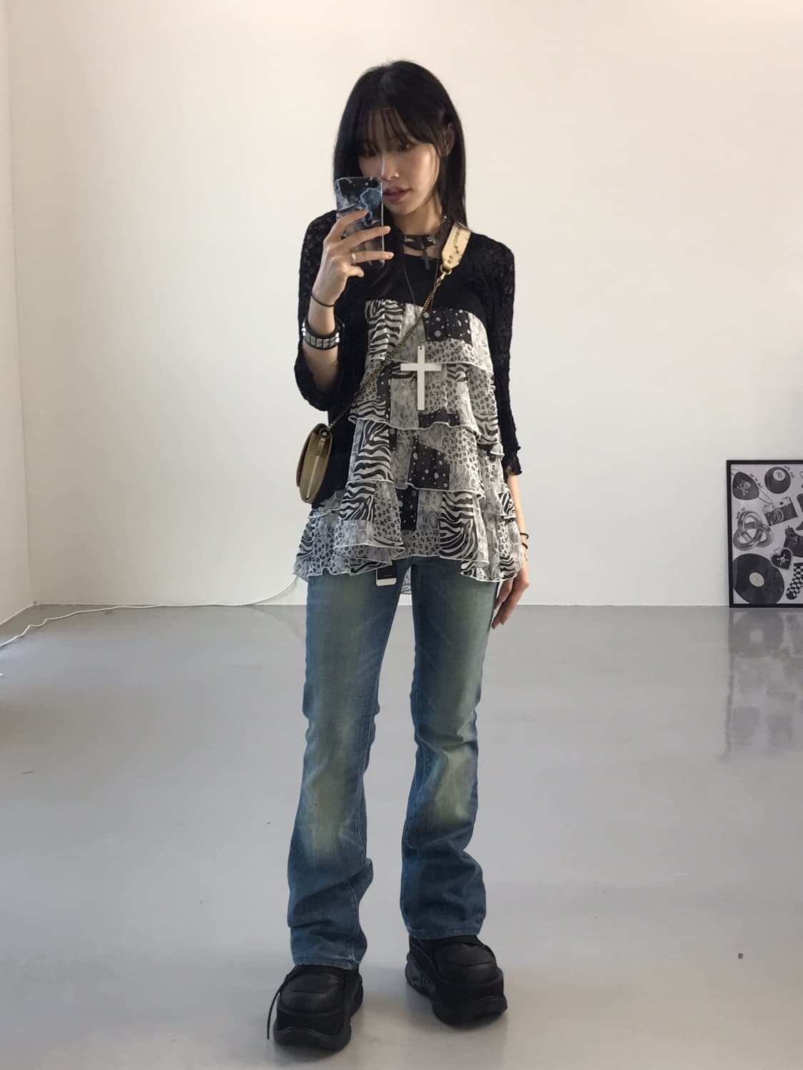 Rosa Cheri Nylon Cardigans 상품이미지2