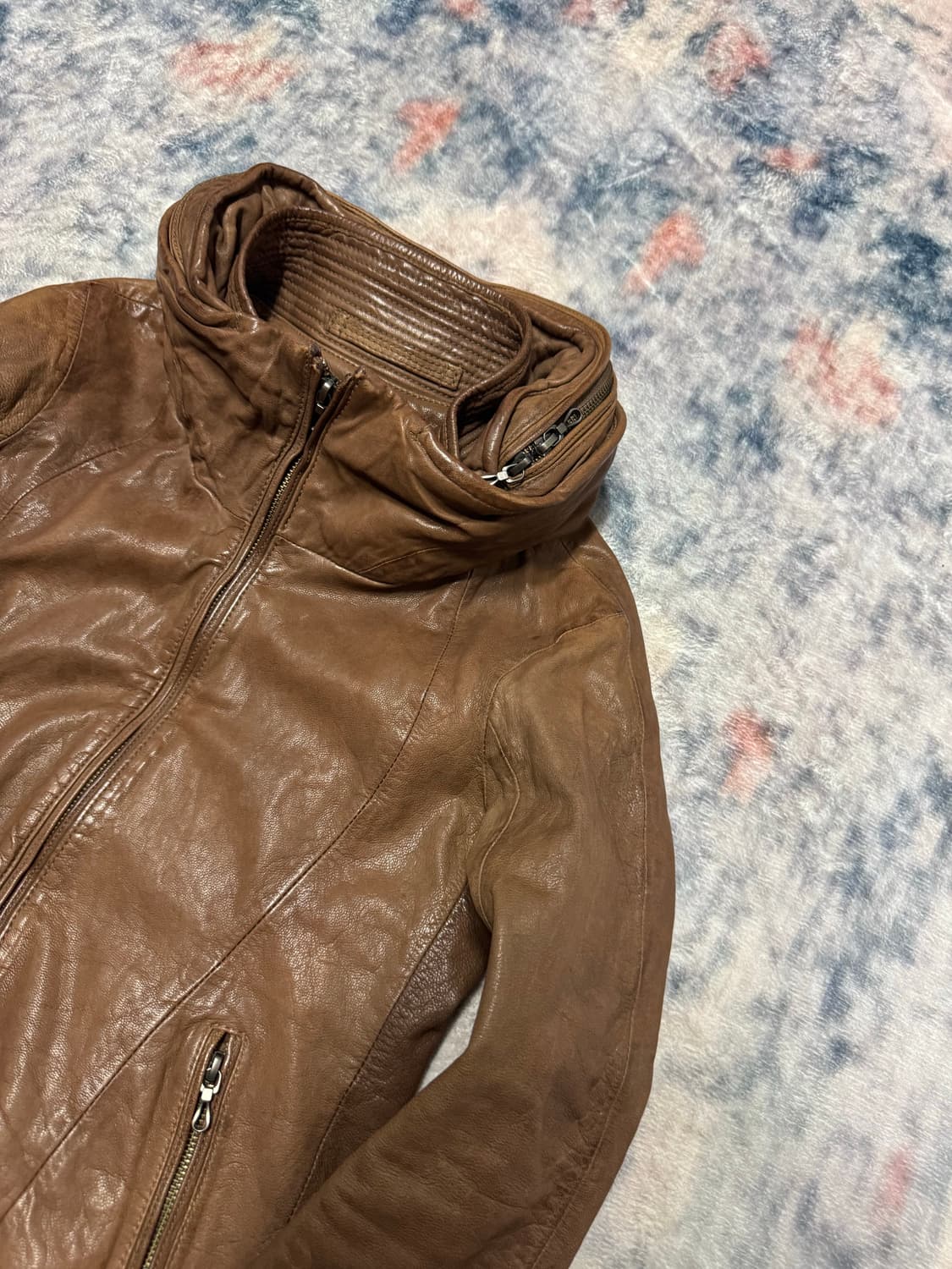 Goa 00s archive bono type leather jacket 상품이미지4