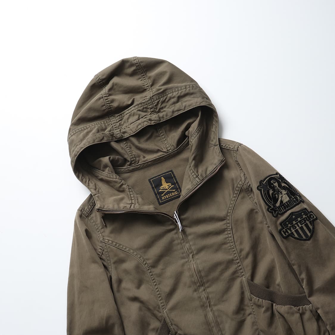 HYSTERIC GLAMOUR Military Patch Hoodie 상품이미지6