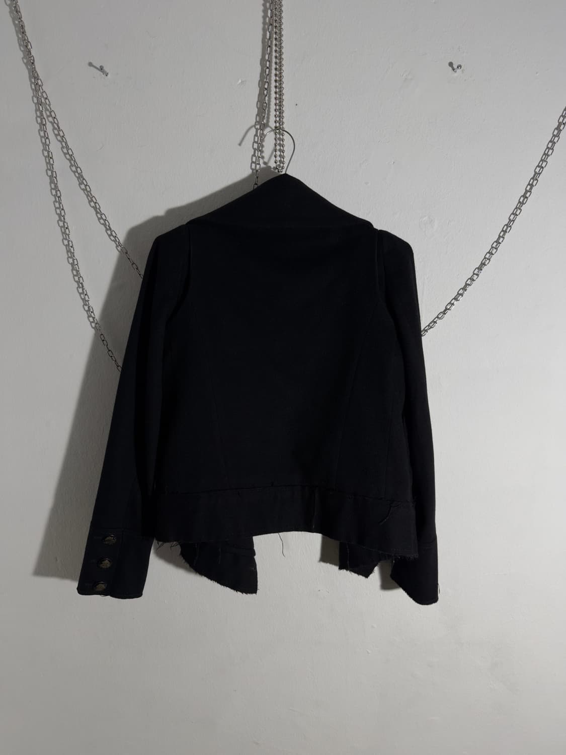 스텔라맥카트니 하이넥 드레이프 펜싱자켓 크롭코트 상품이미지8