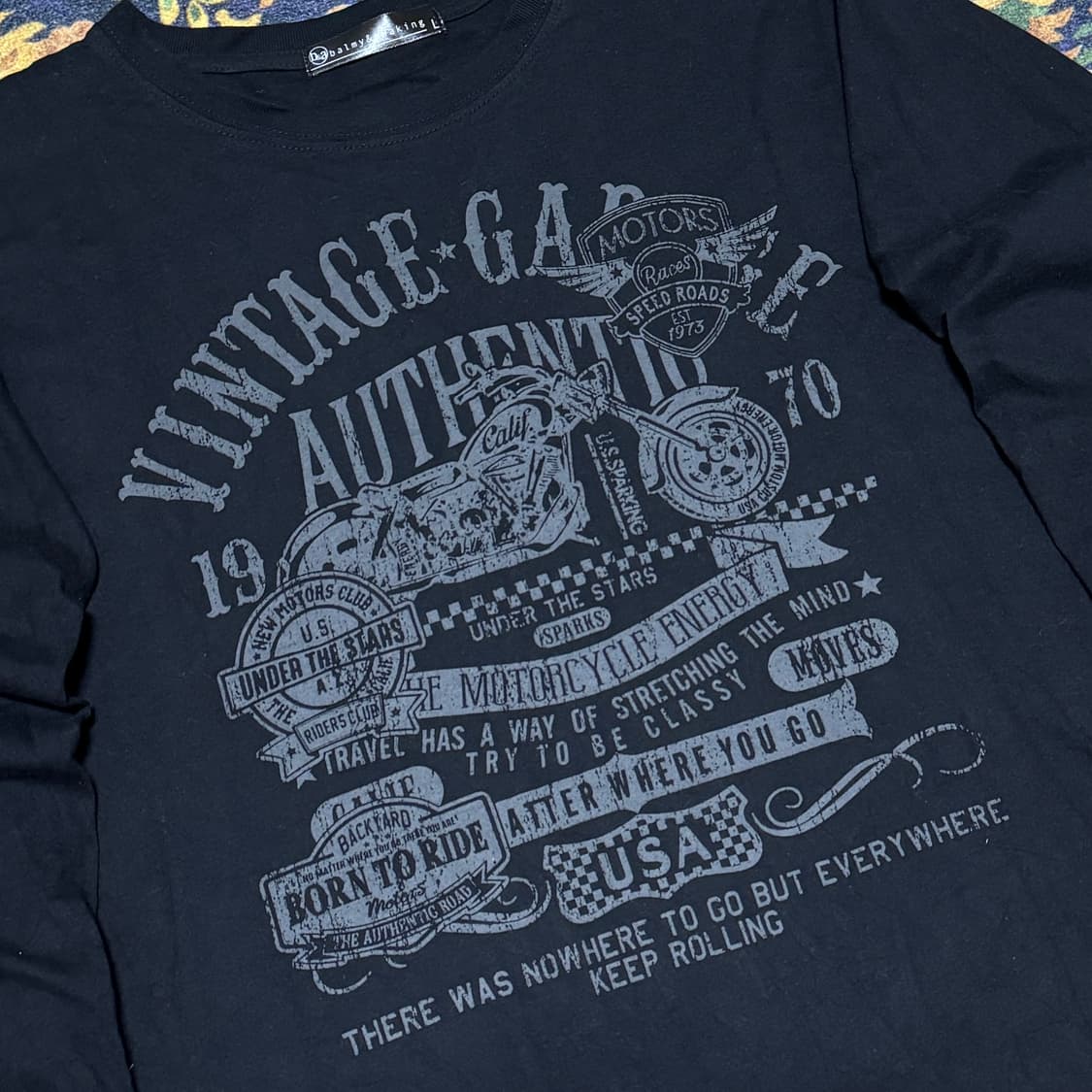[재패니즈]빈티지 모터사이클 롱슬리브 상품이미지3