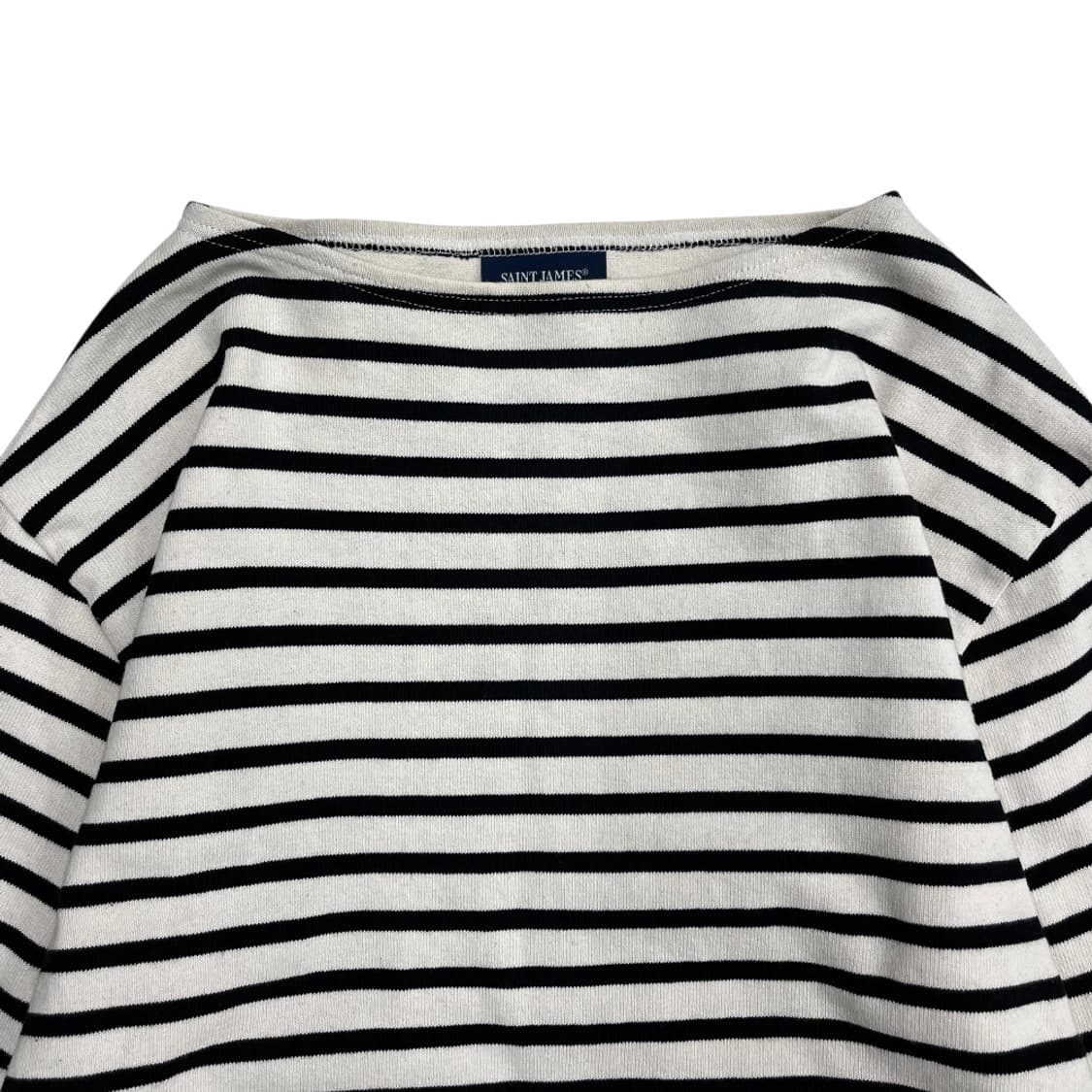 세인트제임스 블랙 단가라 패치 롱슬리브 상품이미지4