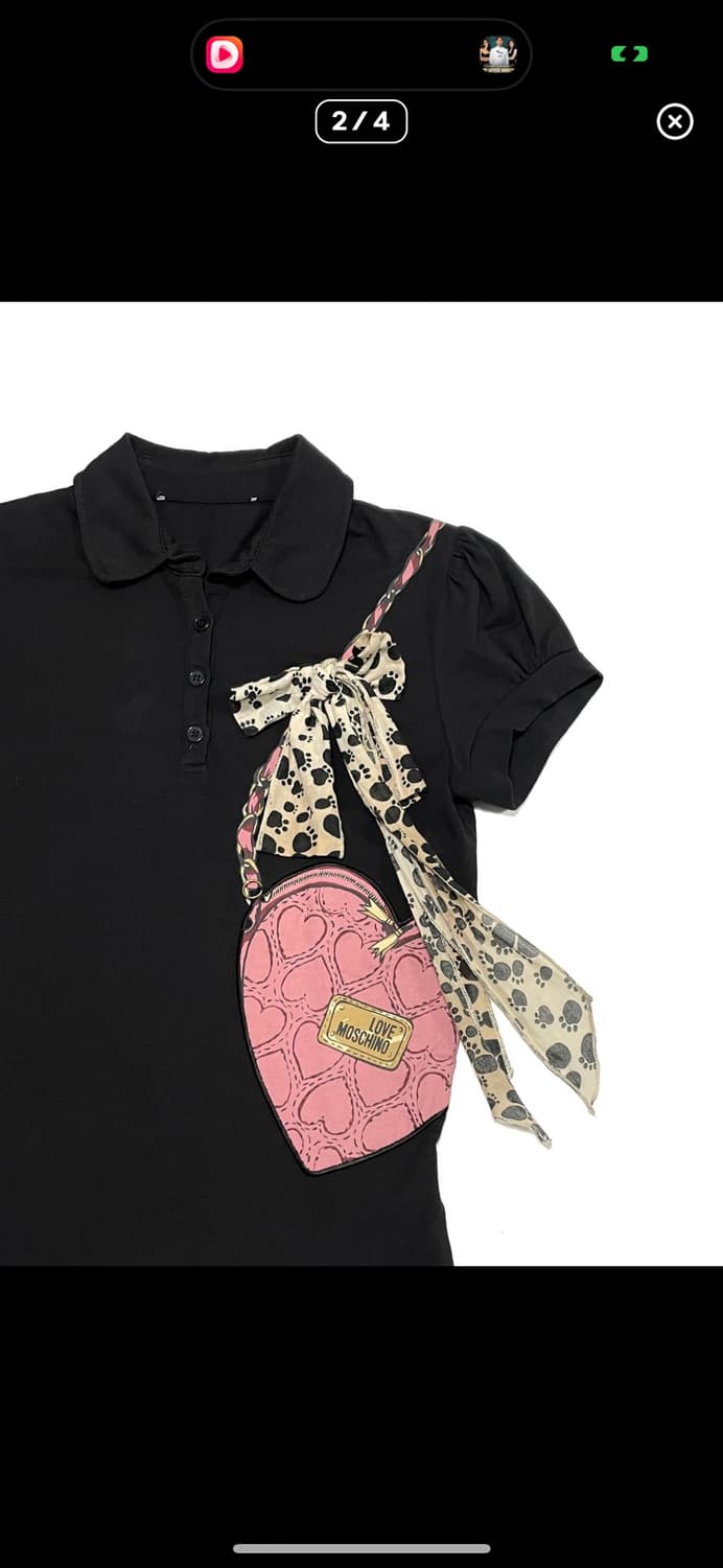 모스키노 프린팅 폴로셔츠 상품이미지2