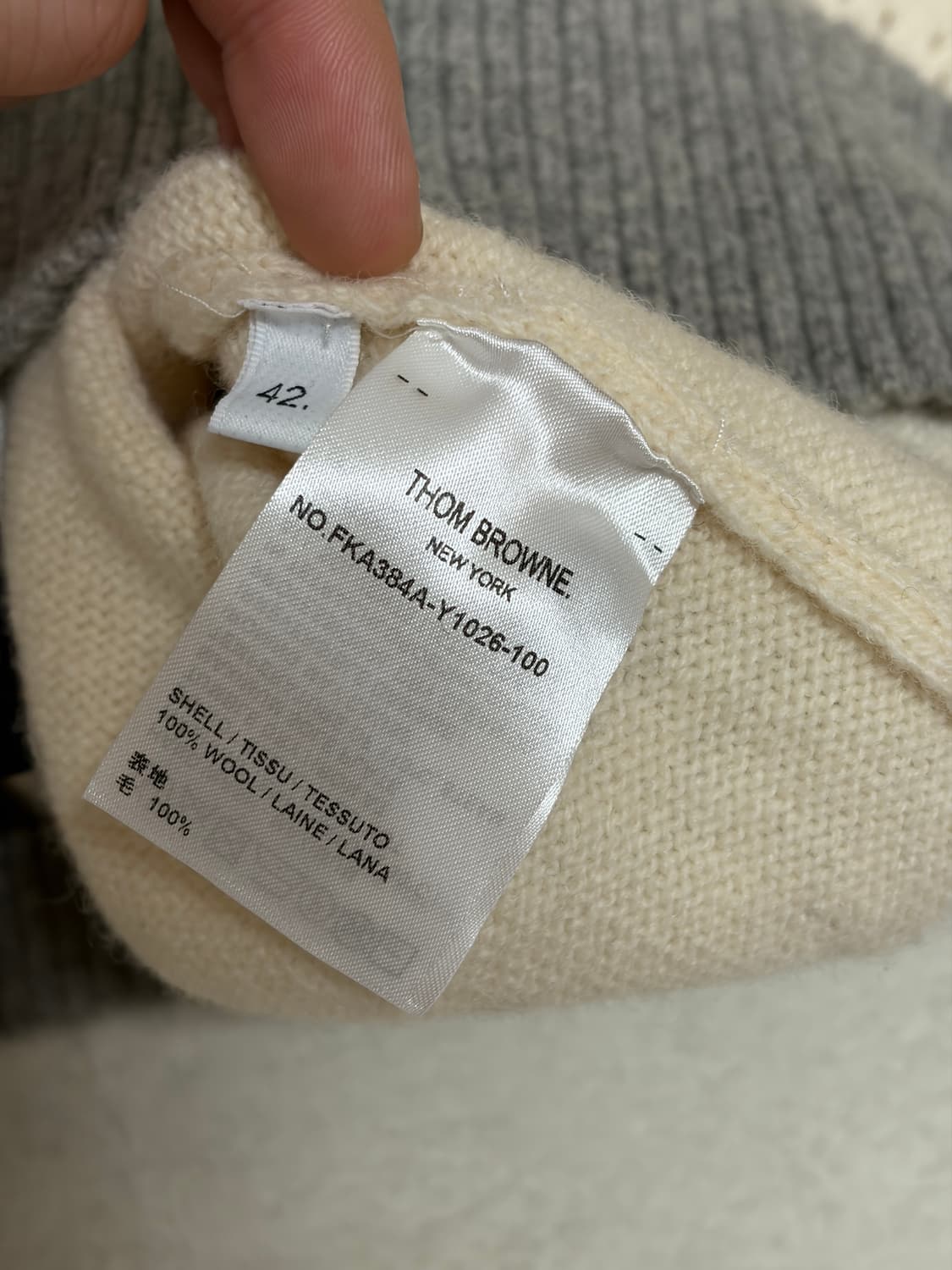 (최상) 톰브라운 여성 울 니트 42 상품이미지6