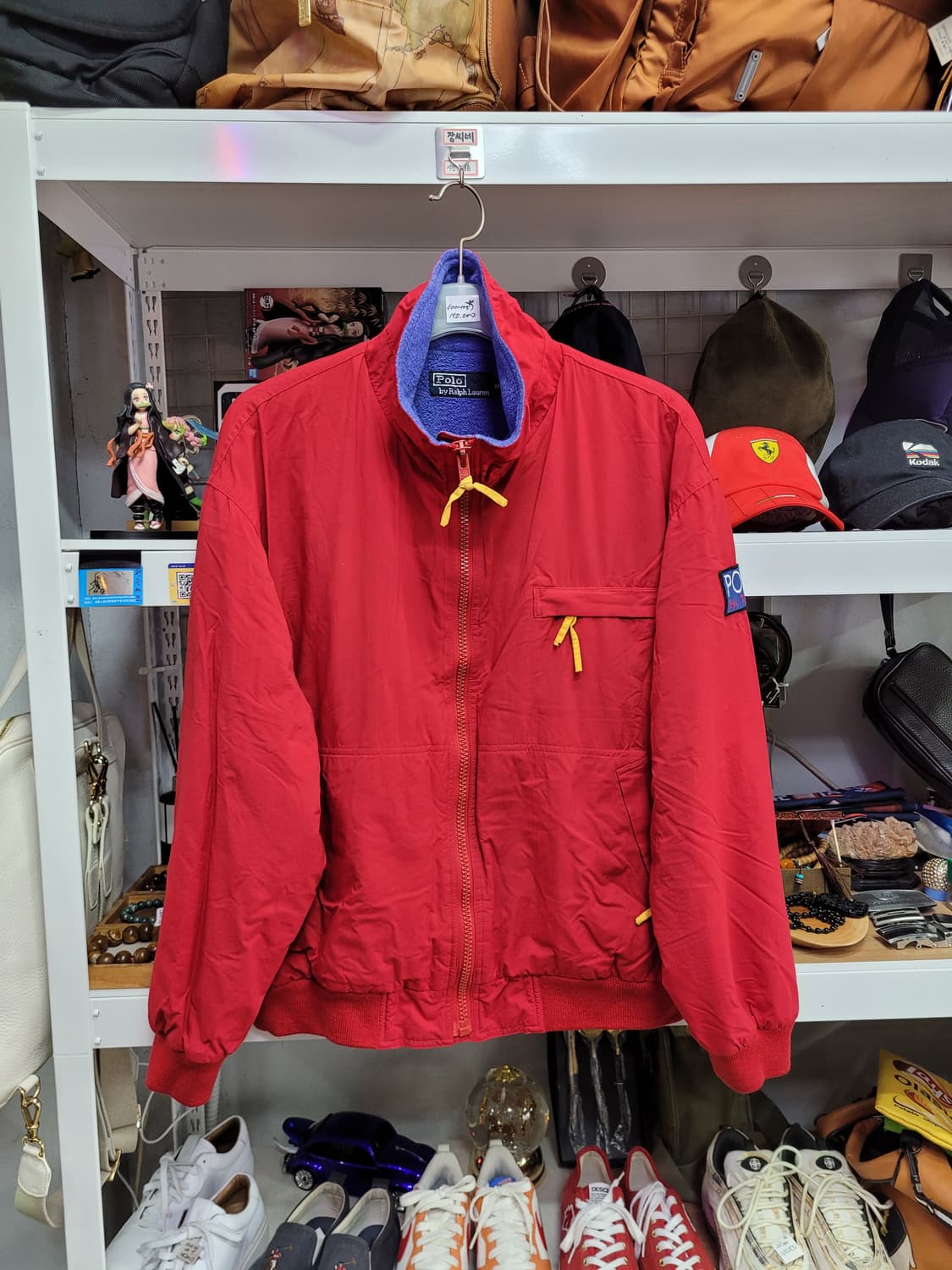 Polo 폴로 랄프로렌 레드 블루종 자켓 상품이미지1