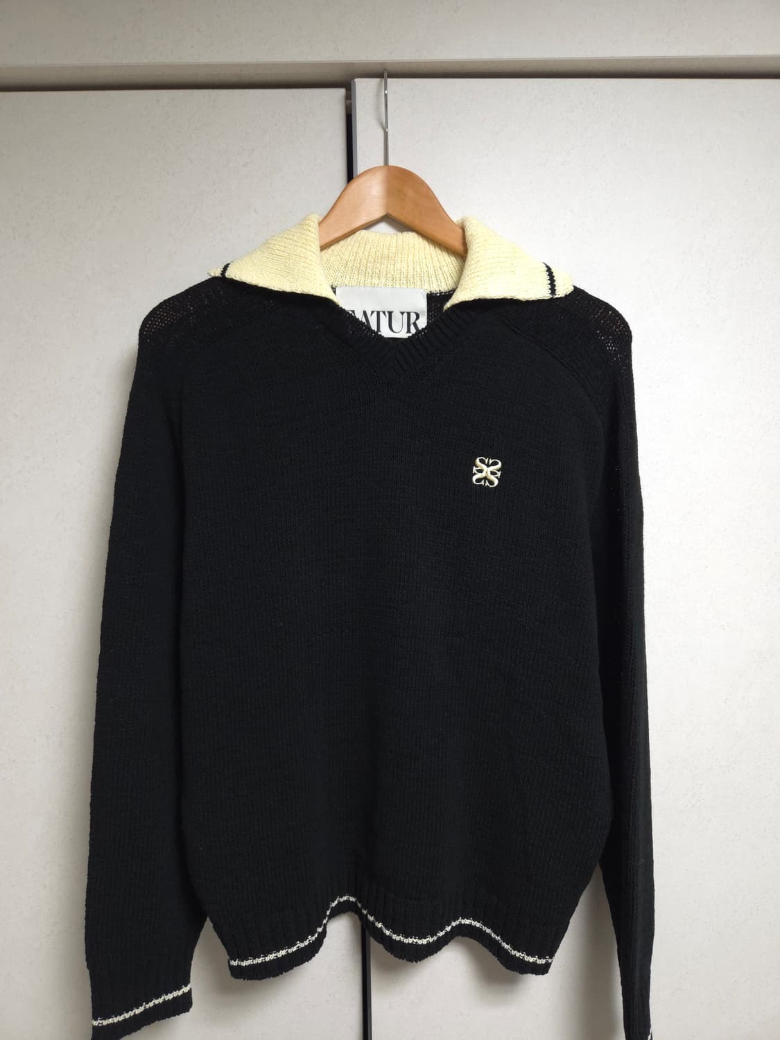 새상품) 세터 Satur 로잔 칼라 니트 상품이미지6