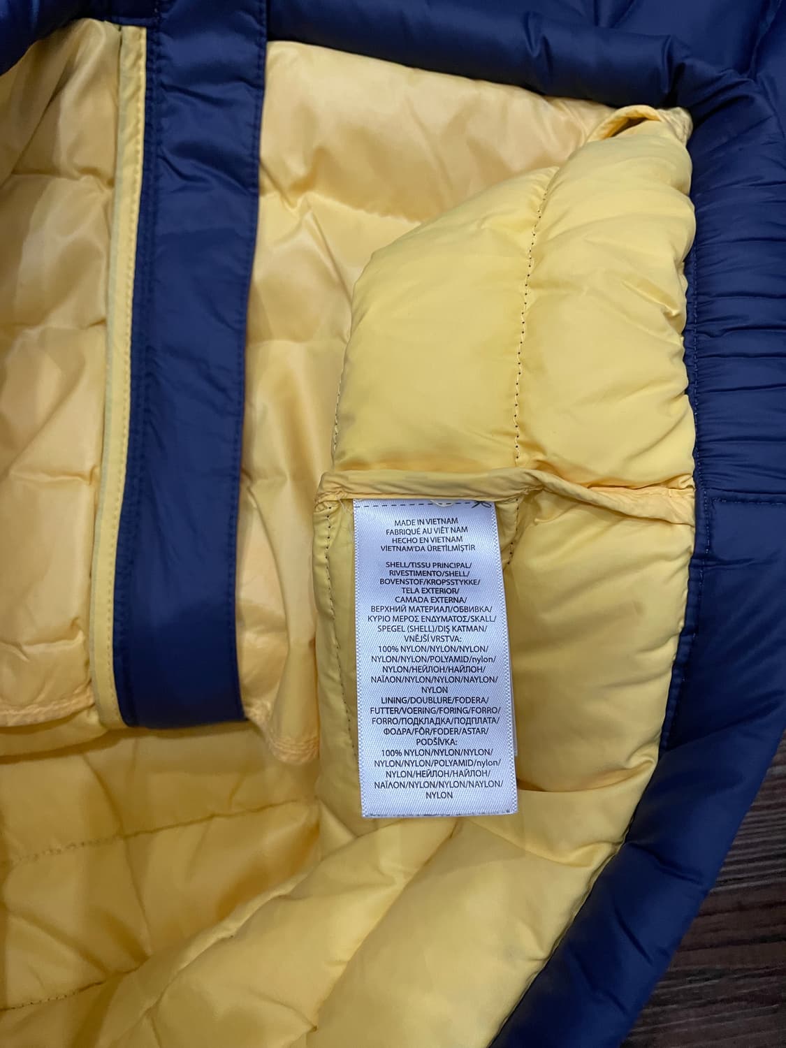 폴로 랄프로렌 다운 푸퍼 패딩 자켓 네이비 상품이미지8