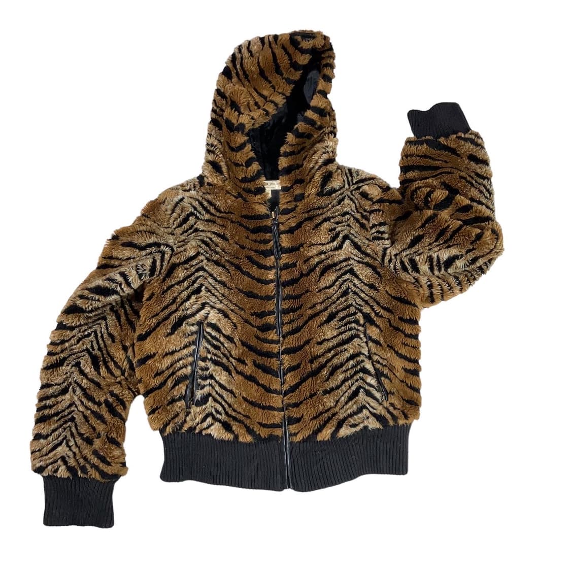 타미힐피거 진스 타이거 레오파트 후드 점퍼 상품이미지1