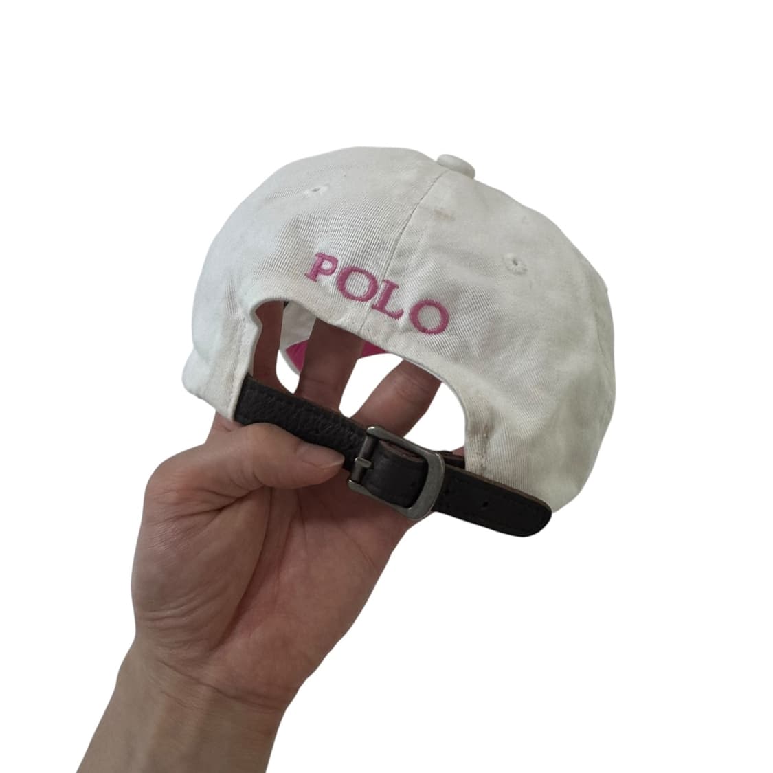 폴로 랄프로렌 딸기우유 빅폴로니 볼캡 상품이미지3