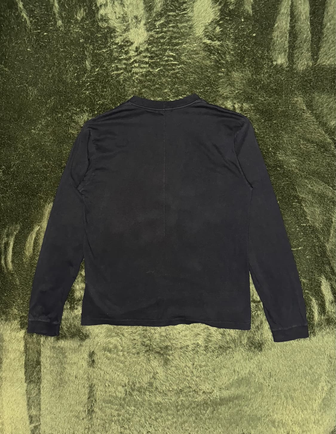 [XL] 코스트 퍼 킬로 크랙 로고 프린트 루즈 핏 롱슬리브 티셔츠 블랙 상품이미지7