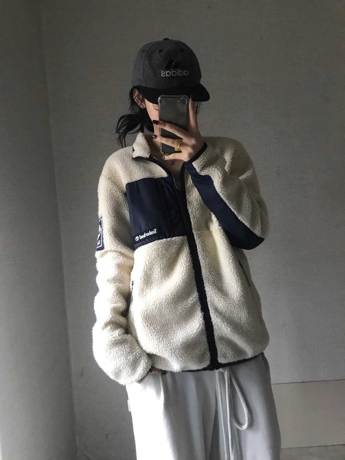 팀버랜드 아이보리 후리스 상품이미지5