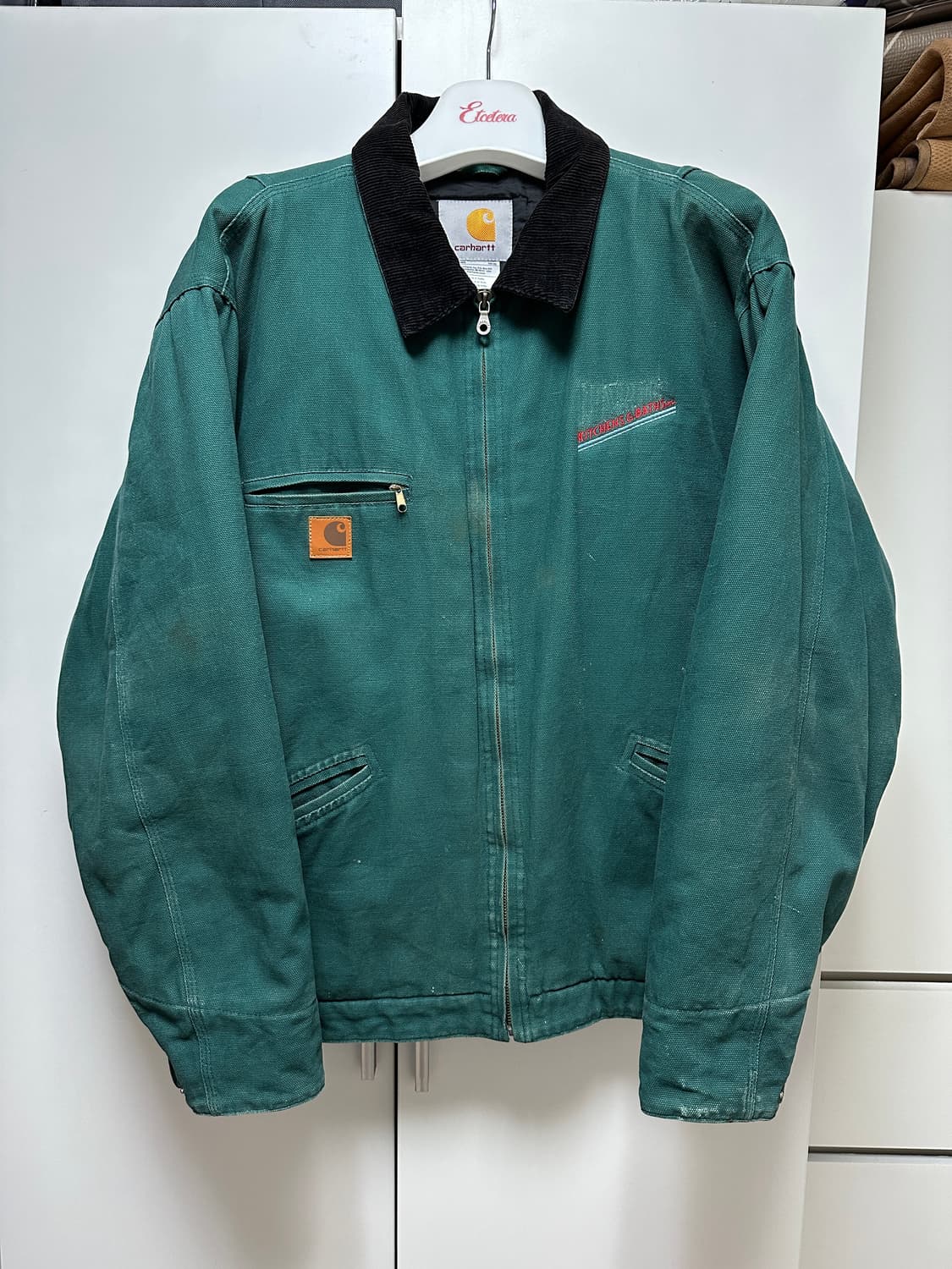 칼하트 워크자켓 다크그린 상품이미지1