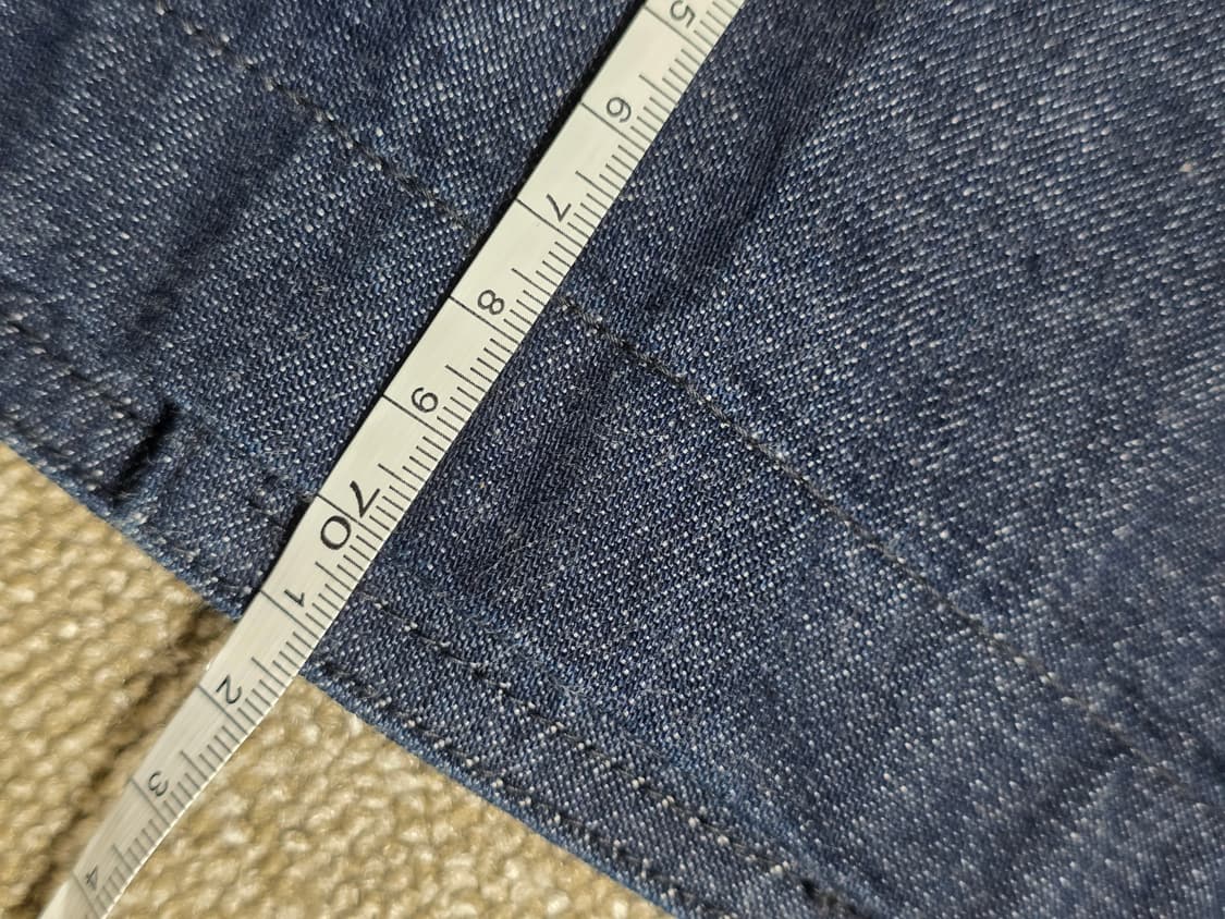 타임원클로딩 엣라스트 엣라코 데님 초기 세일러 커버올자켓44 부처프로덕츠 상품이미지9