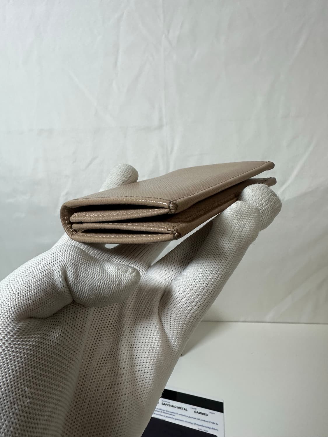 프라다 사피아노 명함지갑 핑크베이지 (OS) 상품이미지4