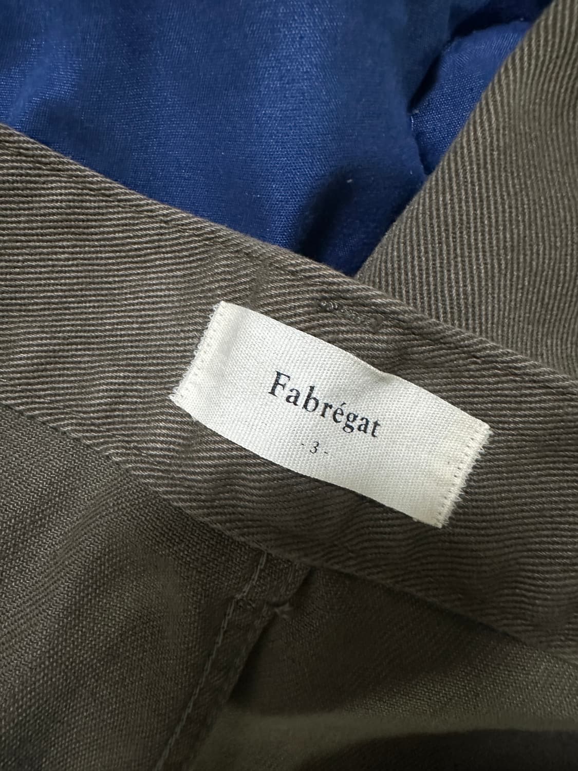 파브레가 프렌치 치노 투턱 팬츠(카키브라운) 상품이미지4