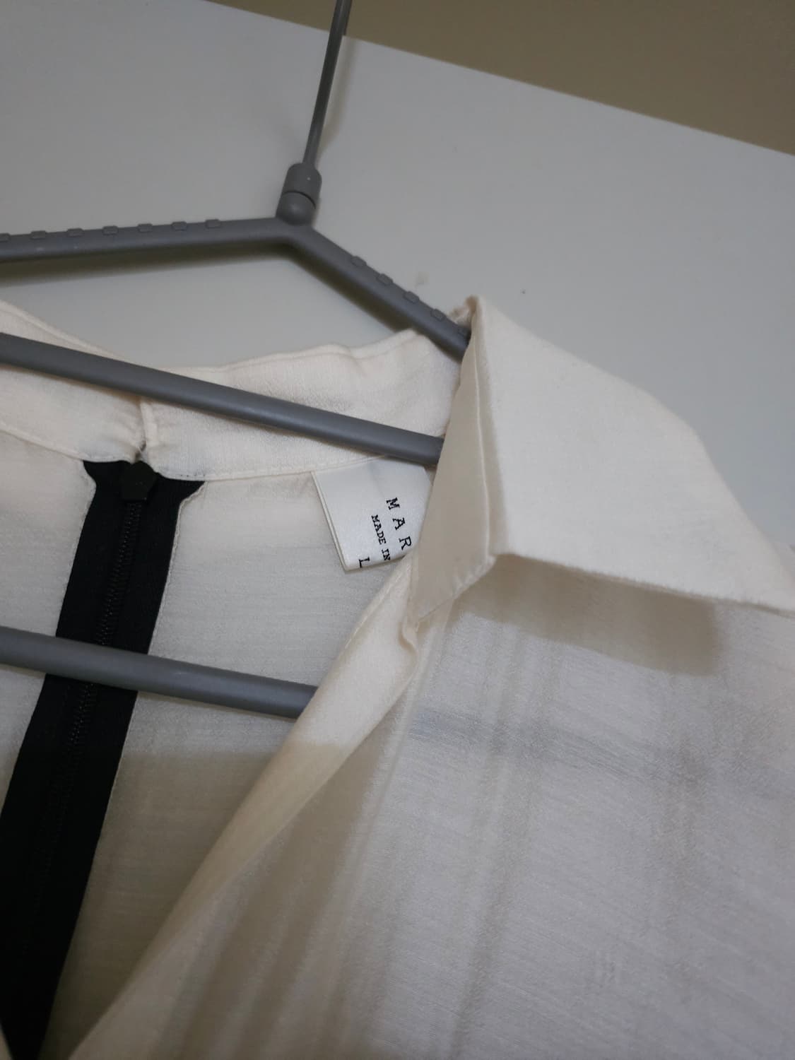 Marant 배색 셔츠 롱원피스 상품이미지5
