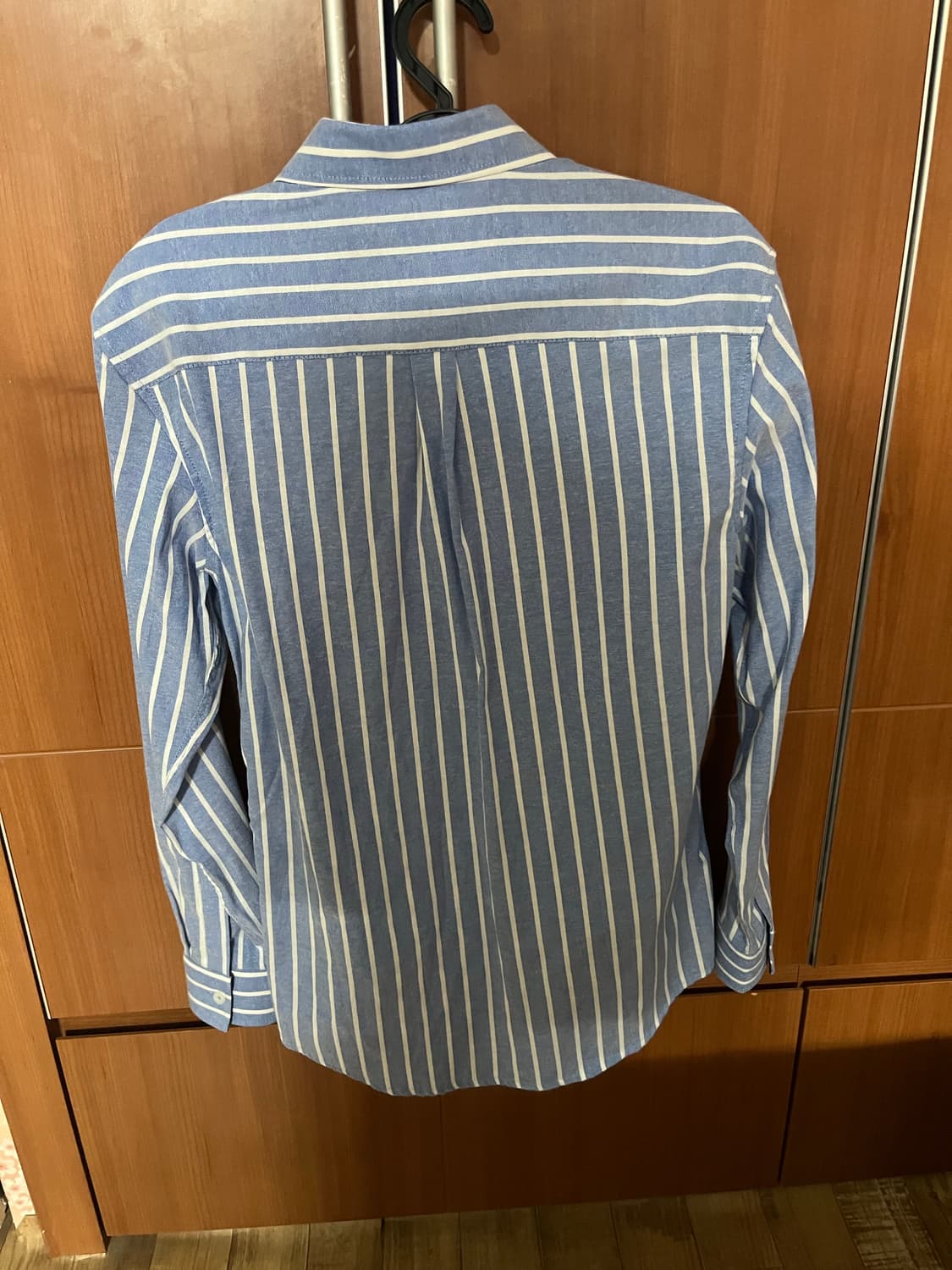 마크스탠퍼 옥스포드 스트라이프 블루셔츠 상품이미지2