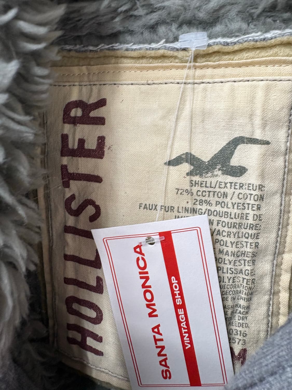 홀리스터 센터로고 울프죠 후드집업 A2875 상품이미지5