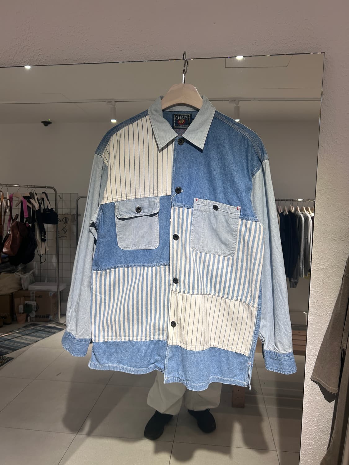 Chaps ralph lauren patchwork shirt 상품이미지1