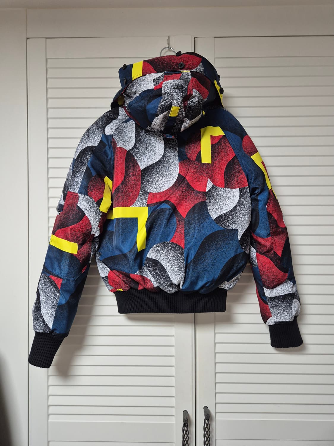 (S/여자55/남자95)겐조 후드 크롭 퍼 봄버 패딩 자켓 상품이미지3