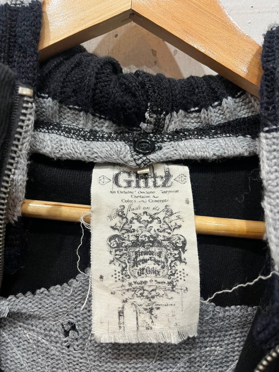 Glitz 글리츠 펑크 고딕 집업 자켓 상품이미지8
