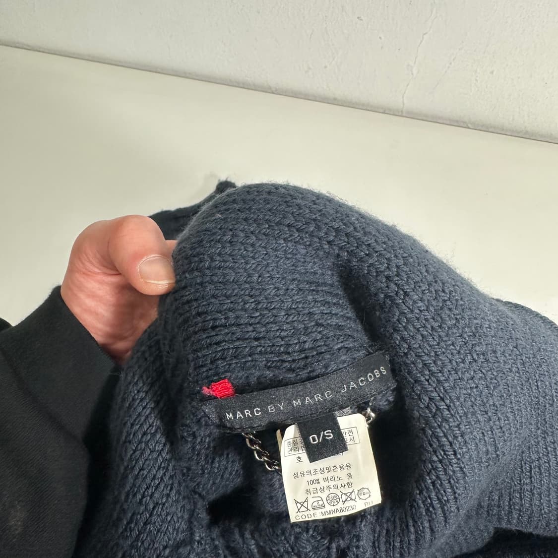 OS 마크바이마크제이콥스 차콜 메리노울 케이프 상품이미지4