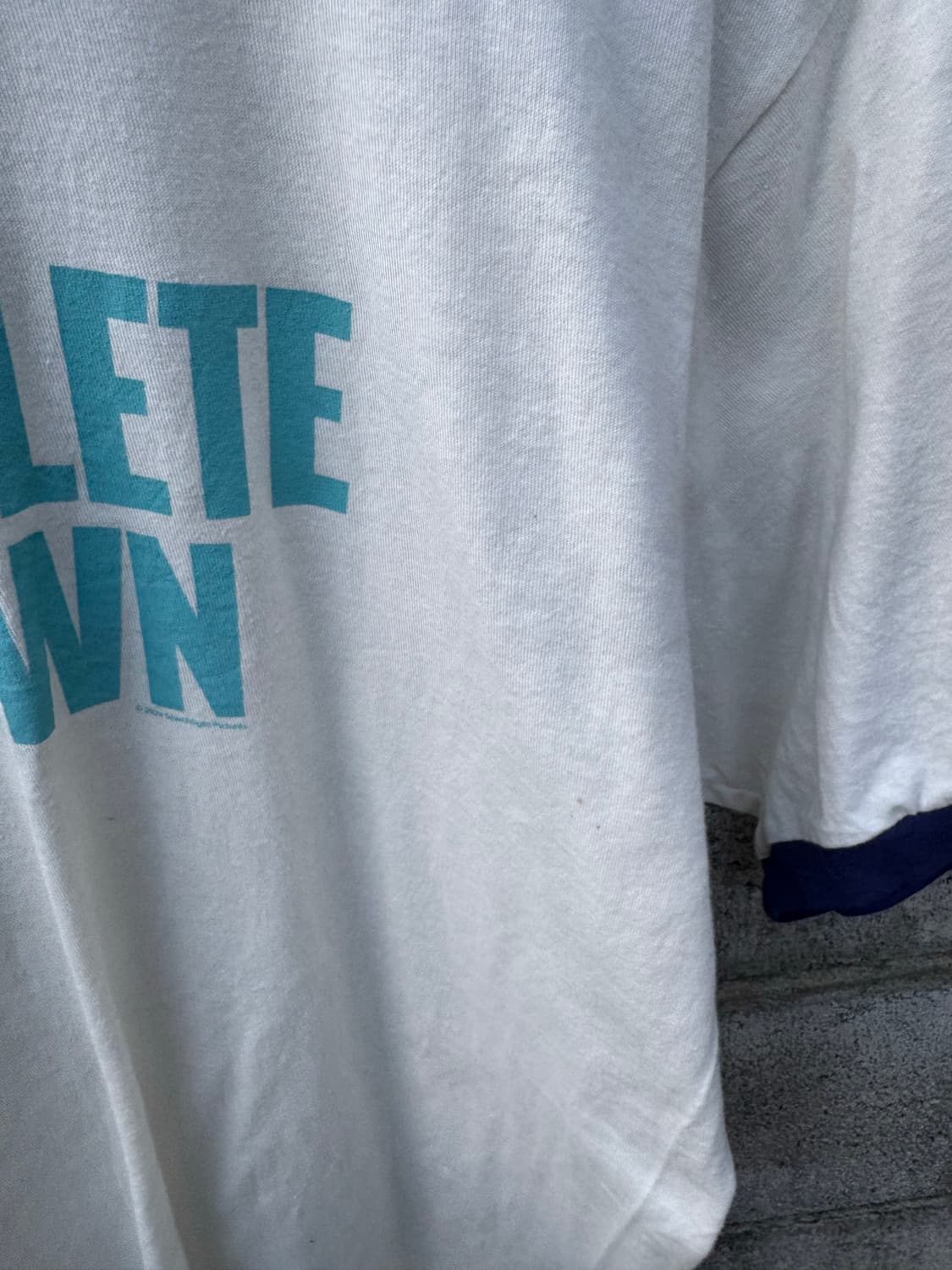 빈티지 툴텍스 프린팅 링거티 반팔 티셔츠 L 상품이미지3