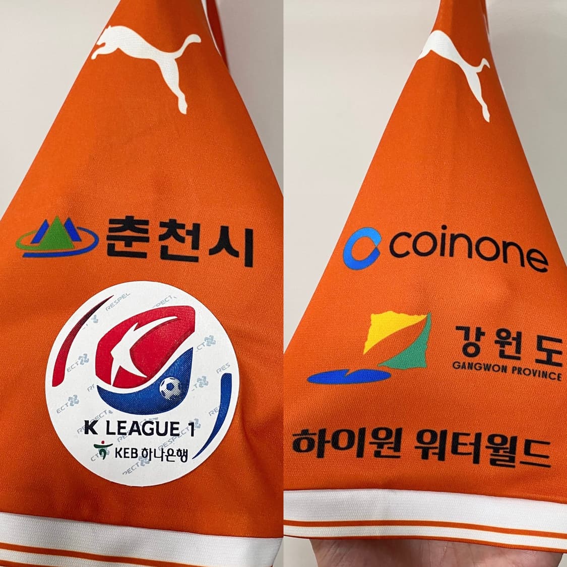 푸마 2019 강원FC 선수단 싸인 유니폼 상품이미지5