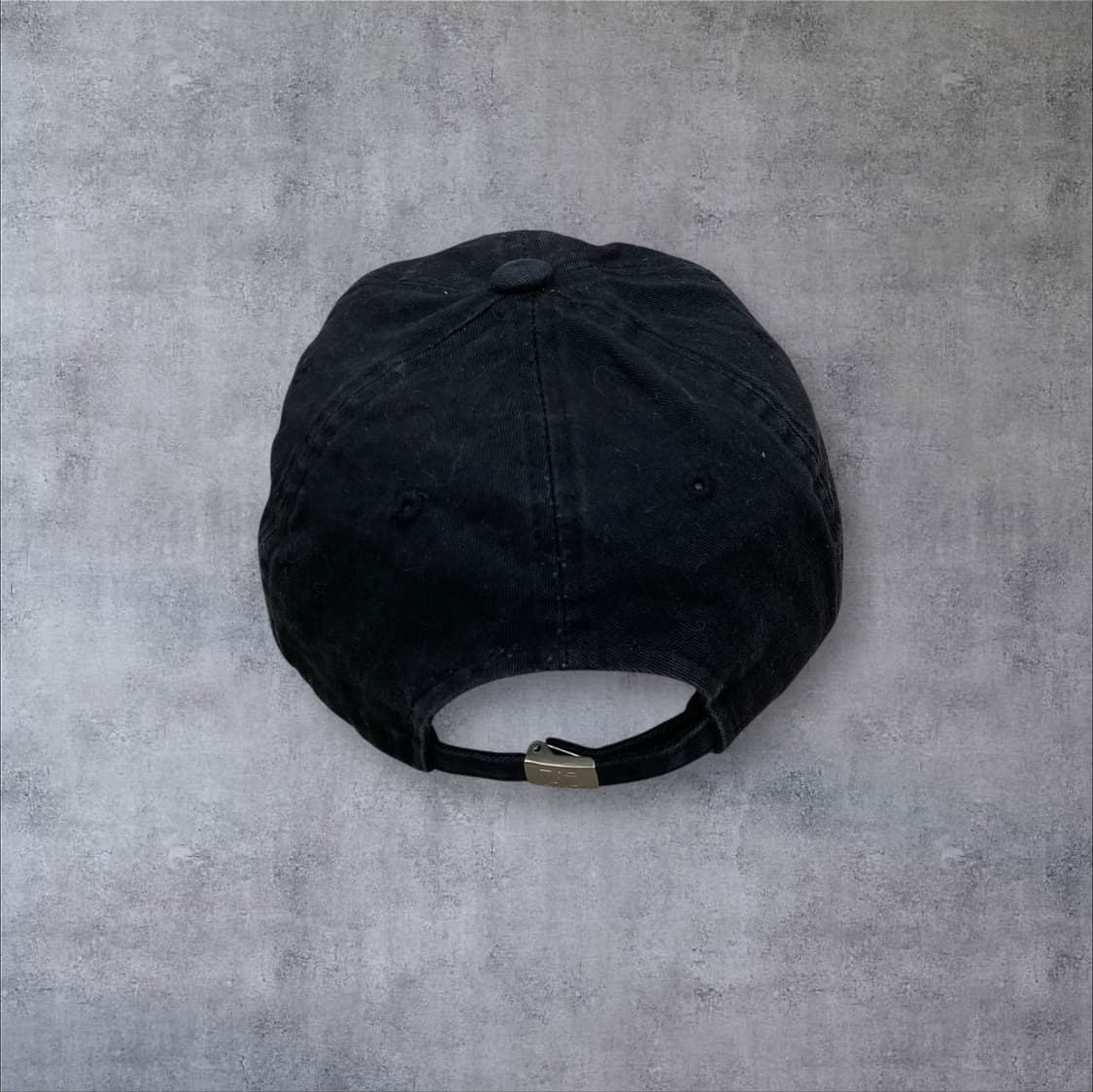 우알롱 베이직 로고 블랙 볼캡 상품이미지4