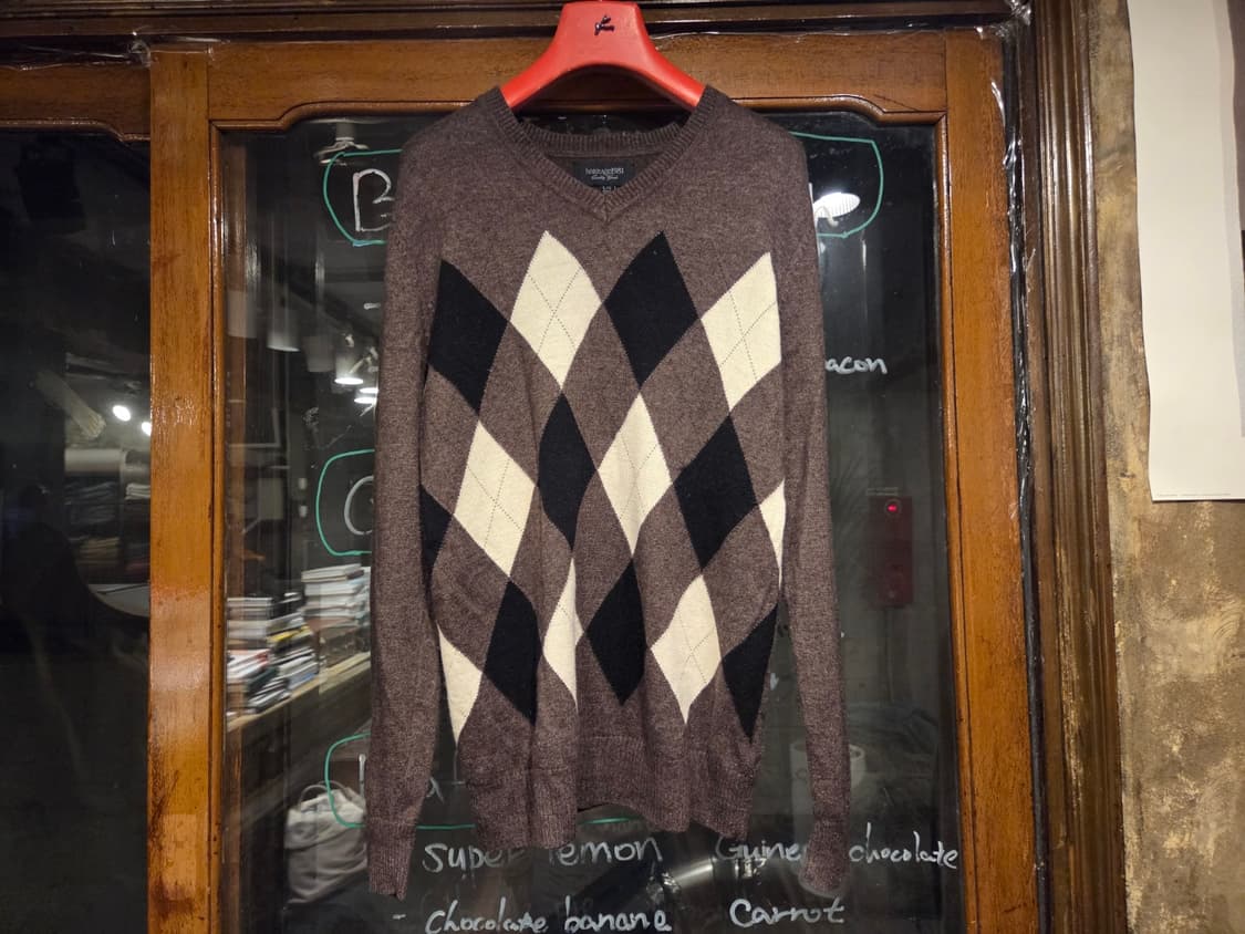 헤리티지 1981 아가일니트 상품이미지1