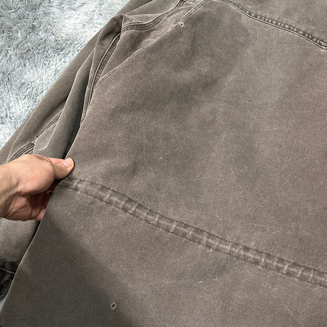 칼하트 c52 브라운 야상 워크자켓 2XL 상품이미지7